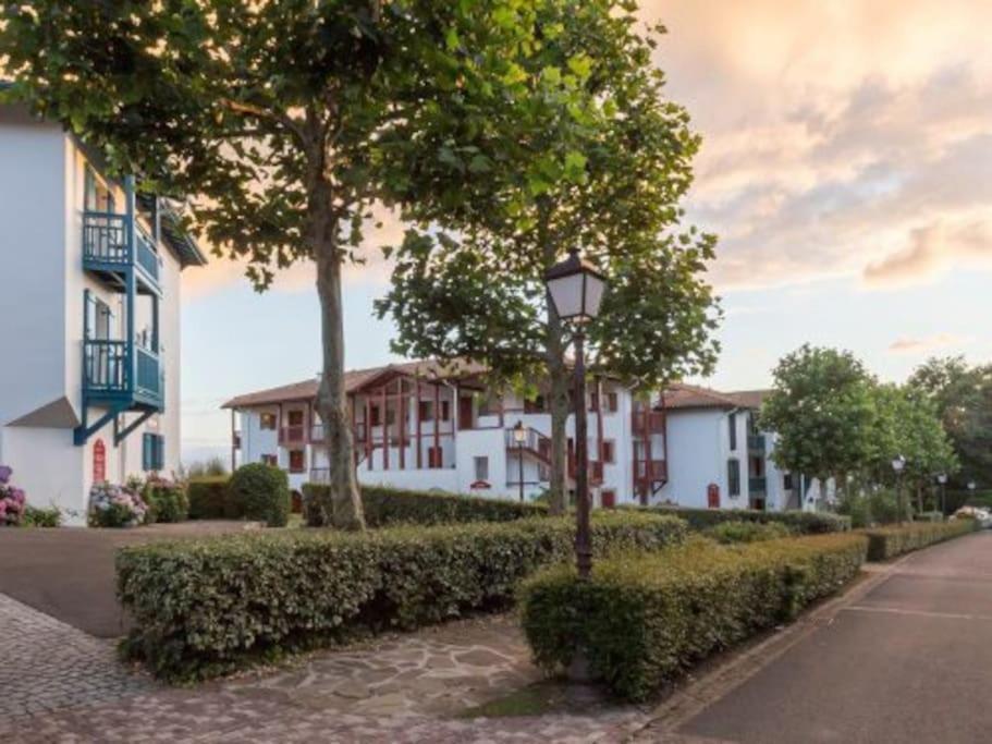 T1 Bis Avec Piscine Vue Golf Et Montagnes Appartement Arcangues Buitenkant foto